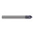 Harvey Tool 905708-C3 | 1/8" Diameter x 1/8" Shank x 0.1060" LOC x 1-1/2" OAL AlTiN Coated Solid Carbide Engraving Cutter Marking Cutter for Ferrous Materials