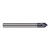 Harvey Tool 48312-C3 | 3/16" Diameter x 3/16" Shank x 0.1540" LOC x 2" OAL AlTiN Coated Solid Carbide Engraving Cutter Marking Cutter for Ferrous Materials