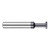 Harvey Tool 910615-C3 | 1/16" Diameter x 1/64" Width x 1/8" Shank 0.0050" Corner Radus AlTiN Coated Solid Carbide Straight Tooth Keyseat Cutter