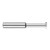 Harvey Tool 955131 | 1/16" Diameter x 1/32" Cutting Width x 1/8" Shank Uncoated Carbide Straight Tooth Keyeat Cutter