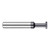 Harvey Tool 905980-C3 | 3/8" Diameter x 1/4" Width x 3/8" Shank 0.0300" Corner Radus AlTiN Coated Solid Carbide Straight Tooth Keyseat Cutter