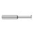 Harvey Tool 43930 | 1/4" Diameter x 0.0300" Cutting Width x 1/4" Shank Uncoated Carbide Straight Tooth Keyeat Cutter