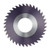 Harvey Tool SAB0200-C3 | 1-1/4" Diameter x Thickness x 3/8" Hole 24 Teeth AlTiN Coated Solid Carbide Slitting Saw