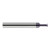 Harvey Tool 943416-C3 | 0.2500" Diameter x 1/4" Shank x 0.0440" LOC 5FL AlTiN Coated Solid Carbide Back Chamfer Cutter