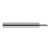 Harvey Tool 910480 | 0.5000" Diameter x 1/2" Shank x 0.0880" LOC 6FL Uncoated Solid Carbide Back Chamfer Cutter