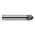Harvey Tool 851416-C3 | 20 Degree Angle per Side 0.2610" LOC x 0.2500" Shank AlTiN Coated Solid Carbide Deburring Chamfer Mill