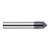 Harvey Tool 18460-C3 | 60 Degree Angle per Side 0.0910" LOC x 0.3750" Shank AlTiN Coated Solid Carbide Deburring Chamfer Mill