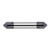 Harvey Tool 934015-C3 | 15 Degree Angle per Side 0.5880" LOC x 0.3750" Shank AlTiN Coated Solid Carbide Deburring Chamfer Mill