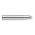 Harvey Tool 18345-C8 | 45 Degree Angle per Side 0.2100" LOC x 0.5000" Shank TiB2 Coated Solid Carbide Deburring Chamfer Mill