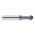 Harvey Tool 52932-C3 | 270 Degree Sperical Ball 1/2" Diameter x 1/2" Shank x 0.4270" LOC x 3" OAL 4FL AlTiN Coated Carbide Undercutting End Mill