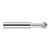 Harvey Tool 974316 | 270 Degree Sperical Ball 1/4" Diameter x 1/4" Shank x 0.2130" LOC x 2-1/2" OAL 4FL Uncoated Carbide Undercutting End Mill