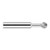 Harvey Tool 933016 | 300 Degree Sperical Ball 1/4" Diameter x 1/4" Shank x 0.2330" LOC x 2-1/2" OAL 4FL Uncoated Carbide Undercutting End Mill