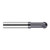 Harvey Tool 22916-C3 | 220 Degree Sperical Ball 1/4" Diameter x 1/4" Shank x 0.1680" LOC x 4" OAL 4FL AlTiN Coated Carbide Undercutting End Mill