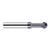 Harvey Tool 55216-C3 | 270 Degree Sperical Ball 1/4" Diameter x 1/4" Shank x 0.2130" LOC x 4" OAL 4FL AlTiN Coated Carbide Undercutting End Mill