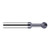 Harvey Tool 984008-C3 | 300 Degree Sperical Ball 1/8" Diameter x 1/8" Shank x 0.1160" LOC x 1-1/2" OAL 4FL AlTiN Coated Carbide Undercutting End Mill