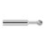 Harvey Tool 979224 | 300 Degree Sperical Ball 3/8" Diameter x 3/8" Shank x 0.3490" LOC x 3" OAL 4FL Uncoated Carbide Undercutting End Mill
