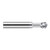 Harvey Tool 997120-C8 | 270 Degree Sperical Ball 5/16" Diameter x 5/16" Shank x 0.2660" LOC x 4" OAL 4FL TiB2 Coated Carbide Undercutting End Mill