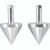 Starrett 12831 | Stainless Steel Cone Contact For Use With Carbon Fiber Calipers