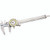 Starrett 1202F-6 | 6" Range 0.0100" Graduation Stainless Steel White Face Dial Caliper