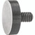 Starrett PT06632-18 | 3/8" Diameter 4-48 Thread Hardened Steel AGD Indicator Flat End Contact Point #17
