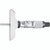 Starrett 440Z-3L | 0"-3" Range Depth Micrometer 0.0010" Graduation 2-1/2" Base Length Plain Thimble