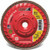 CGW 30142 | 4-1/2" Diameter x 5/8"-11 Center Hole Coarse 40 Grit 13300 RPM Zirconia Alumina Z3 Compact Trimmable Flap Disc