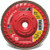 CGW 30144 | 4-1/2" Diameter x 5/8"-11 Center Hole Medium 60 Grit 13300 RPM Zirconia Alumina Z3 Compact Trimmable Flap Disc