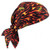 Ergodyne 12588 | Black, Orange, White, Yellow Flames Cotton, PVA Cooling Triangle Hat