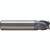 M A Ford 17750022A | 1/2" Diameter x 1/2" Shank x 1-1/4" LOC x 3" OAL 4 Flute Right Hand ALtima Coated Carbide Square End Mill