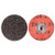 Norton 66623318972 | 1-1/2" Diameter 36 Grit Aluminum Oxide TS (Type 02) Quick Change Disc Sanding Disc