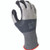 Showa 381S-06-CAT2019 | Small Fully Coated Knit Wrist Cuff Black/Gray Nylon General Purpose Work Gloves