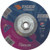 Weiler 58312 | 7" Diameter x 5/8" - 11 Hole x 1/16" Thickness 8500 RPM 60 Grit Ceramic Type 27 Cutoff Wheel