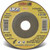 CGW 45221 | 5" Diameter x 5/8"-11 Hole x 3/32" Thickness 36 Grit Coarse Grade Aluminum Oxide Type 27 Depressed Center Wheel