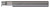 Photograph of a Micro 100 RRC3-017-375-250 | 0.2500" (1/4) Min Bore DIA x 0.375" (3/8) Max Bore Depth x 0.0170" Tooth Width x 0.0500" Projection x 0.2500" (1/4) Shank DIA x 2.50" (2-1/2) Overall Length x 0.0030" Radius  - Carbide Retaining Ring Grooving  Right Hand