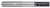 Photograph of a Helical Solutions 82940 |HEV-C-RNR-M-70750-R.060 0.7500" (3/4) Cutter DIA x 0.7500" (3/4) Shank DIA x 0.0600" Radius x 1.6250" (1-5/8) Length of Cut x 6.0000" (6) Overall Length x 3.3750" (3-3/8) Reach Carbide Corner Radius End Mill for Steel, 7 Flutes, APLUS Coated - (HEV-C-RNR-M-70750-R.060)