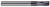 Photograph of a Harvey Tool 23320-C3 | 0.0200" (.5 mm) Cutter DIA x 0.0600" Flute Length Carbide Flat Bottom Counterbore, 4 Flutes, AlTiN Coated
