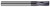 Photograph of a Harvey Tool 23350 | 0.0500" Cutter DIA x 0.1880" Flute Length Carbide Flat Bottom Counterbore, 4 Flutes