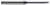 Photograph of a Harvey Tool 801331-C3 | 0.0310" (1/32) Cutter DIA x 0.0470" (3/64) Length of Cut x 0.2500" (1/4) Reach Carbide Ball End Mill, 4 Flutes, AlTiN Coated