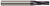 Photograph of a Harvey Tool 70089 | 0.3700" Cutter DIA x 1.0000" (1) Length of Cut Carbide Multi-Form 1/2-32 Thread Milling Cutter, 6 Flutes