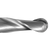Detail image of the profile of a Colton Industrial Tools end mill.