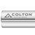 An image of the Colton Industrial Tools logo etched onto an end mill.