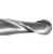 Detail image of the profile of a Colton Industrial Tools end mill.