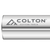 An image of the Colton Industrial Tools logo etched onto an end mill.