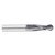 All Industrial EH014040S | 5/8" Diameter x 5/8" Shank x 2-1/4" LOC x 5" OAL 2 Flute TiAlN Solid Carbide Ball End Mill