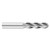 All Industrial E599929184 | 4 Flute Ball Nose Long Carbide End Mill, 1/2" Diameter