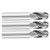 All Industrial E5250064 | 4 Flute Ball Nose Standard Carbide End Mill, 1" Diameter