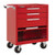 Kennedy 273XR | 27" 3-Drawer Roller Red Cabinet