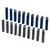 All Industrial 19874 | 20pc 3/8" C2 & C6 Carbide-Tipped Lathe Tool Bit Set Single Point Brazed