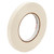3M 7010398738 polyester glass filament electrical tape, 0.250 inch width, 60 yard roll, 7 mil thickness, white