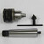 All Industrial 49947 | 1/16-3/8" Capacity Threaded Drill Chuck & 1/2"-20-3MT Arbor for Woodworking MT3